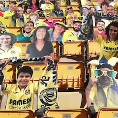 El Villarreal colocará fotos de sus aficionados para llenar 'La Cerámica'.