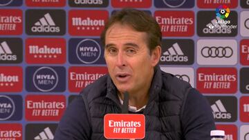 Rueda de prensa de Lopetegui tras el Real Madrid vs. Sevilla