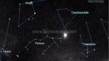 Una bola de fuego deslumbra en el cielo de Madrid