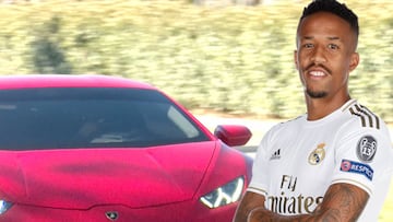 La última joya del garaje del Madrid: Militao y su coche de 400.000 € con la música a tope