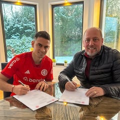 Rafael Santos Borré, nuevo jugador de Internacional de Porto Alegre