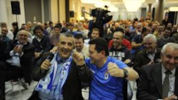 El Diario AS organiz&oacute; un encuentro con los ASES en Oviedo para prestar ayuda al Real oviedo.