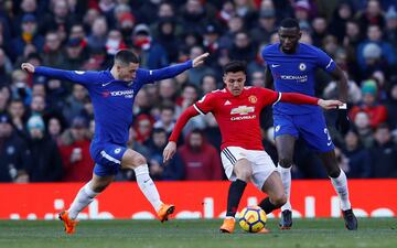 Así fue el partido de Alexis en el United-Chelsea