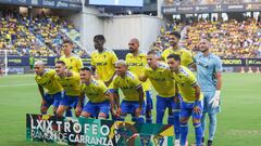 Once inicial del Cádiz en el último Trofeo Carranza.