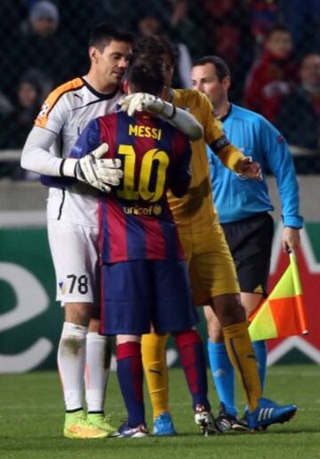 Barcelona celebró en el histórico día de Messi.