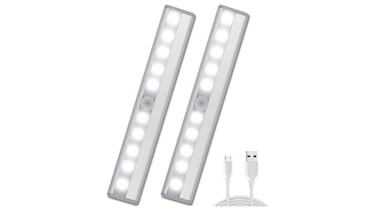 Ilumina tu clóset o los armarios de la cocina con esta lámpara LED de fácil instalación