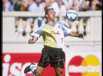 Misael Espinoza - 1996 fue el único año en el que participó en la MLS, pero anotó 10 veces para el San José y eso lo coloca como el sexto mayor goleador mexicano en la historia de la liga. 