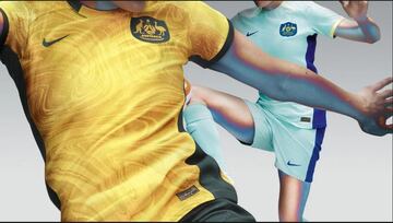 A la otra selección coanfitriona de este Mundial también la viste Nike. La primera equipación, con su habitual amarillo y verde, tiene un patrón irregular que representa la diversidad del país y la propia transformación del equipo nacional. La segunda, por cierto, es azul clara y está inspirada en el mar. Con Sam Kerr y jugando en casa, son candidatas al título.