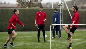 Entrenamiento de Osasuna en Tajonar