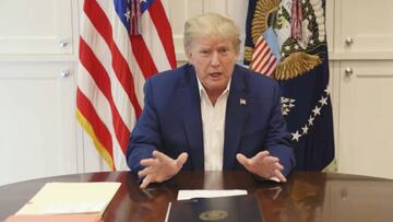 Por medio de su cuenta de Twitter, el presidente de USA, Donald Trump, agradeció las muestras de apoyo que ha recibido tras dar positivo a coronavirus.