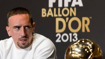 Ribéry: "En 2013 no tenía nada que envidiar a Messi y Ronaldo"