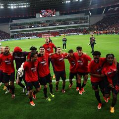 Gustavo Puerta, finalista de Europa League con el Leverkusen