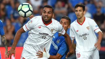 Gabriel Mercado, en Getafe.