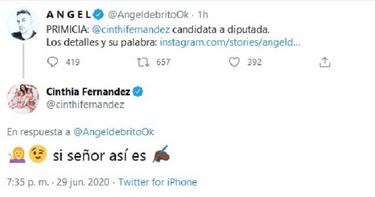 El partido de Amalia Granata le propuso a Cinthia Fernández ser candidata a diputada