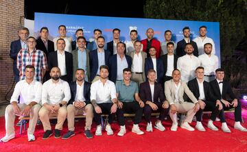 Jugadores del Maribáñez en el preestreno del nuevo proyecto de Cuatro. / Imagen: Mediaset