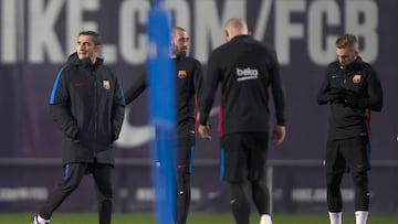 Messi no se entrenó con permiso de Ernesto Valverde