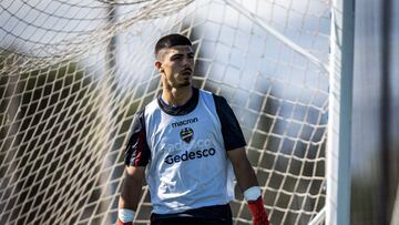 Pablo Cuñat se estrena en la convocatoria del primer equipo