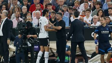 29/10/22 PARTIDO PRIMERA DIVISION 
VALENCIA - BARCELONA 
LESION CAVANI  GATTUSO