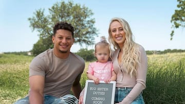 Brittany y Patrick Mahomes anuncian que esperan su segundo hijo.
