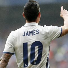 James, víctima de la maldición del ‘10’ del Real Madrid