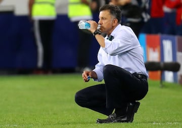 Juan Carlos Osorio, durante la derrota de México ante Alemania.