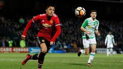 Yeovil 0-4 Manchester United: Alexis asiste y celebra en su estreno