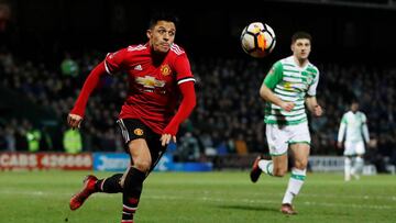 Yeovil 0-4 Manchester United: Alexis asiste y celebra en su estreno