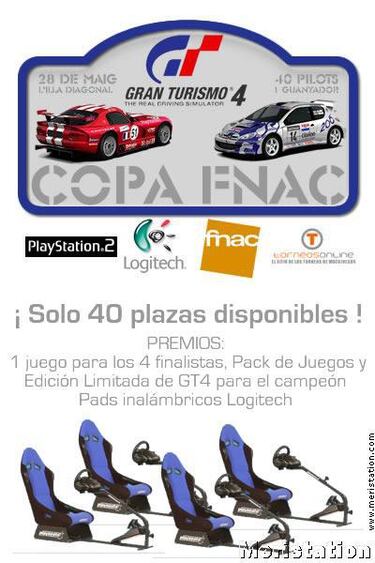 Anunciada la Copa FNAC de Gran Turismo 4