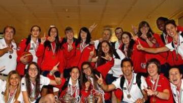 Las Sub-16 llegaron con el oro europeo