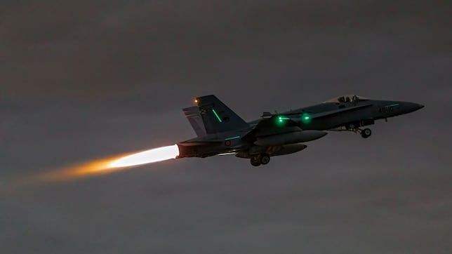 España moviliza sus cazas F-18 a Islandia