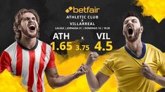 Athletic Club vs. Villarreal CF: horario, TV, estadísticas, clasificación y pronósticos