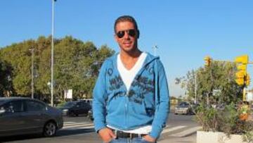 <b>FELIZ. </b>Simeone está muy contento por su fichaje por el Atlético.