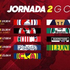 Liga MX: Fechas y horarios del Guardianes 2021, Jornada 2