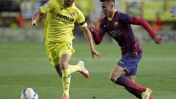 Tello frente al Villarreal.