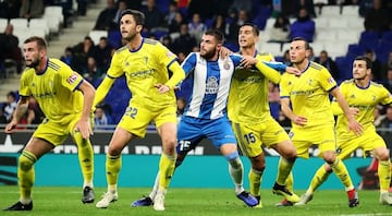 El Espanyol-Cádiz de 2018, en dieciseisavos de la Copa del Rey, se resolvió con un 1-0 para los pericos.