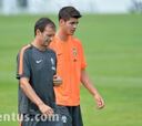Morata fue presentado y se entrenó a las órdendes de Allegri