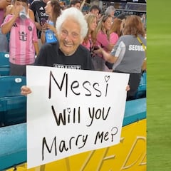 Messi reacciona a propuesta de matrimonio de una abuelita de 98 años