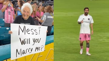 Messi reacciona a propuesta de matrimonio de una abuelita de 98 años