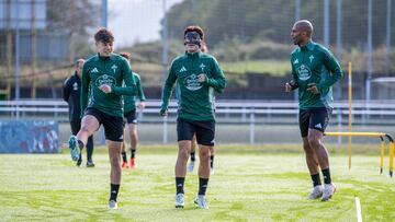 Entrenamiento del Racing de Ferrol.