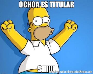 Memo Ochoa es titular con el Málaga y los memes lo saben