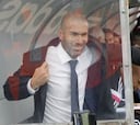 Zinedine Zidane estará hoy en el banquillo contra el Rayo B