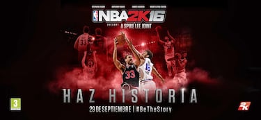 Pau y Marc Gasol en la portada española de NBA 2K16