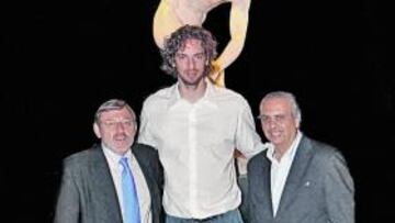 Lissavetzky, Gasol y Saéz.