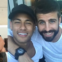 Messi y Piqué retan al Barça fotografiándose con Neymar