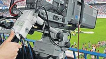 <b>CONTRATO TELEVISIVO. </b>Telemadrid ha comprado los derechos audiovisuales del Atlético desde 2009 hasta 2014 por 230 millones.