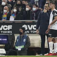 Bordalás tocó en Hugo Duro