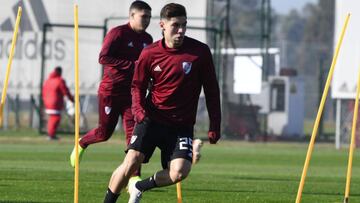 El Millonario se entrenó en Ezeiza y Marcelo Gallardo mantiene una duda para reemplazar a Enzo Pérez en el equipo titular.