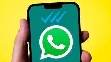 tercer check azul de WhatsApp