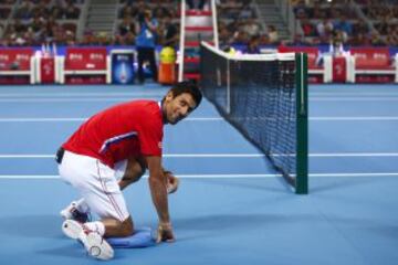 Exhibición de Djokovic