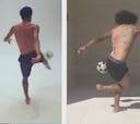 Marcelo equal to Neymar skills challenge, nominates Beckham